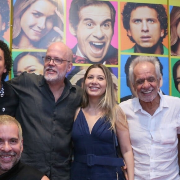 Leandro Hassum, Monique Alfradique, Rafael Portugal, Toniko Melo, Carol Portes, Prefeito Fortuna e Felipe Rocha são alguns dos atores do filme 'Chorar de Rir' que presenciaram a pré-estreia no Rio de Janeiro, nesta terça-feira, dia 13 de março