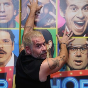 Leandro Hassum é o grande protagonista do filme 'Chorar de Rir' e também foi à pré-estreia no Rio de Janeiro, nesta terça-feira, dia 13 de março