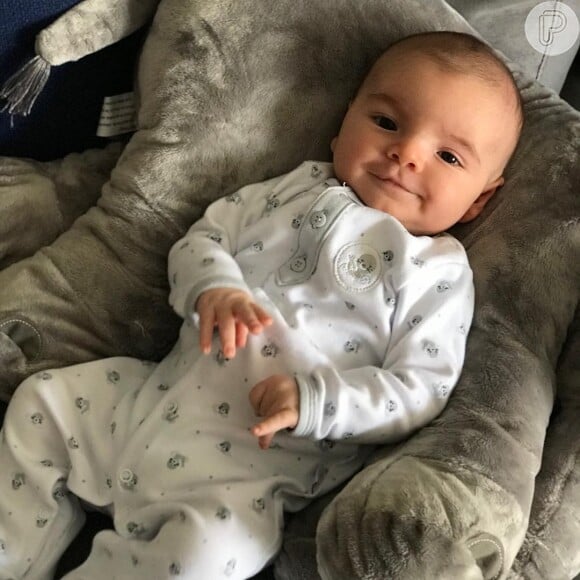 João Pedro, filho de Milena Toscano e Pedro Ozores, tem 6 meses
