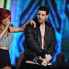Drake foi impedido de entrar em uma boate nos Estados Unidos para evitar uma nova confusão com Chris Brown, namorado de Rihanna, segundo informações do site 'TMZ', neste sábado, 16 de fevereiro de 2013