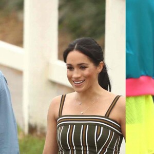 Meghan Markle foi de salto plataforma à praia na Austrália, mas não hesitou ao tirá-los na areia