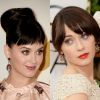 Conheça os famosos que são muito parecidos! Katy Perry e Zooey Deschanel parecem que foram sepadas da maternidade