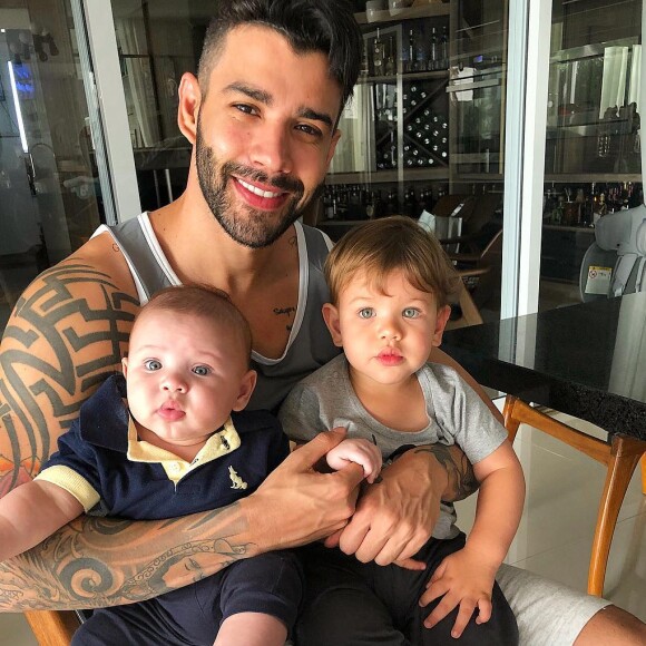 Gusttavo Lima trocou os nomes dos filhos, Gabriel e Samuel