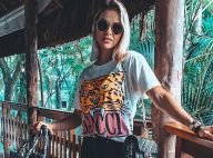Amamos logomania! Andressa Suita combina trends em aerolook de R$ 23,4 mil