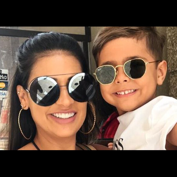 Filho de Simone, Henry vai a festinha com look Gucci de R$2,8 mil nesta quarta-feira, dia 17 de abril de 2019