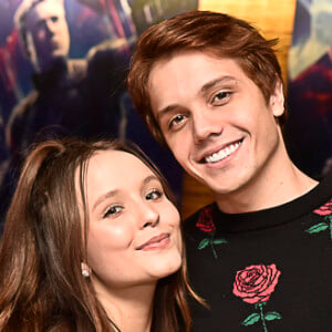 Namorados há 14 meses, Larissa Manoela e Leo Cidade assistiram à pré-estreia do filme 'Os Vingadores' em shopping de São Paulo nesta quarta-feira, 24 de abril de 2019