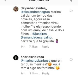 Fãs de Marina Ruy Barbosa comemoram a possibilidade da atriz estar esperando um filho