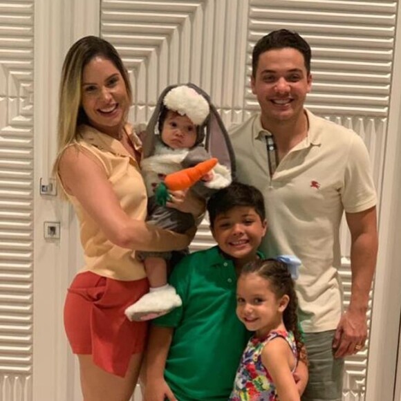 Wesley Safadão também é pai de Dom e Ysis, frutos da união com Thyane Dantas