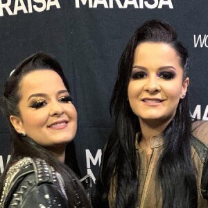 Maiara e Maraisa combina looks com blazer para show em Campo Grande, no Mato Grosso do Sul