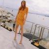 Marina Ruy Barbosa usa vestido com shape justo para almoçar em Cannes, na França, nesta segunda-feira, dia 20 de maio de 2019