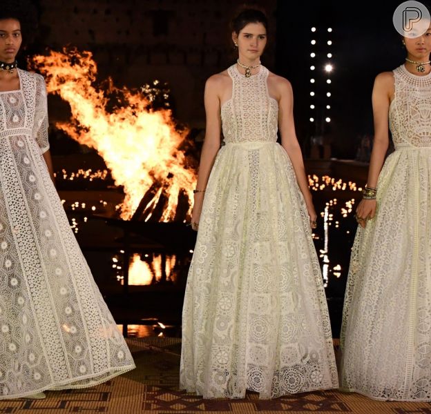 Os vestidos rendados da coleção cruise da Dior são lindos para casar e para qualquer outra festa