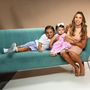 Patricia Abravanel é mãe de Pedro, de 4 anos, e Jane, de 1