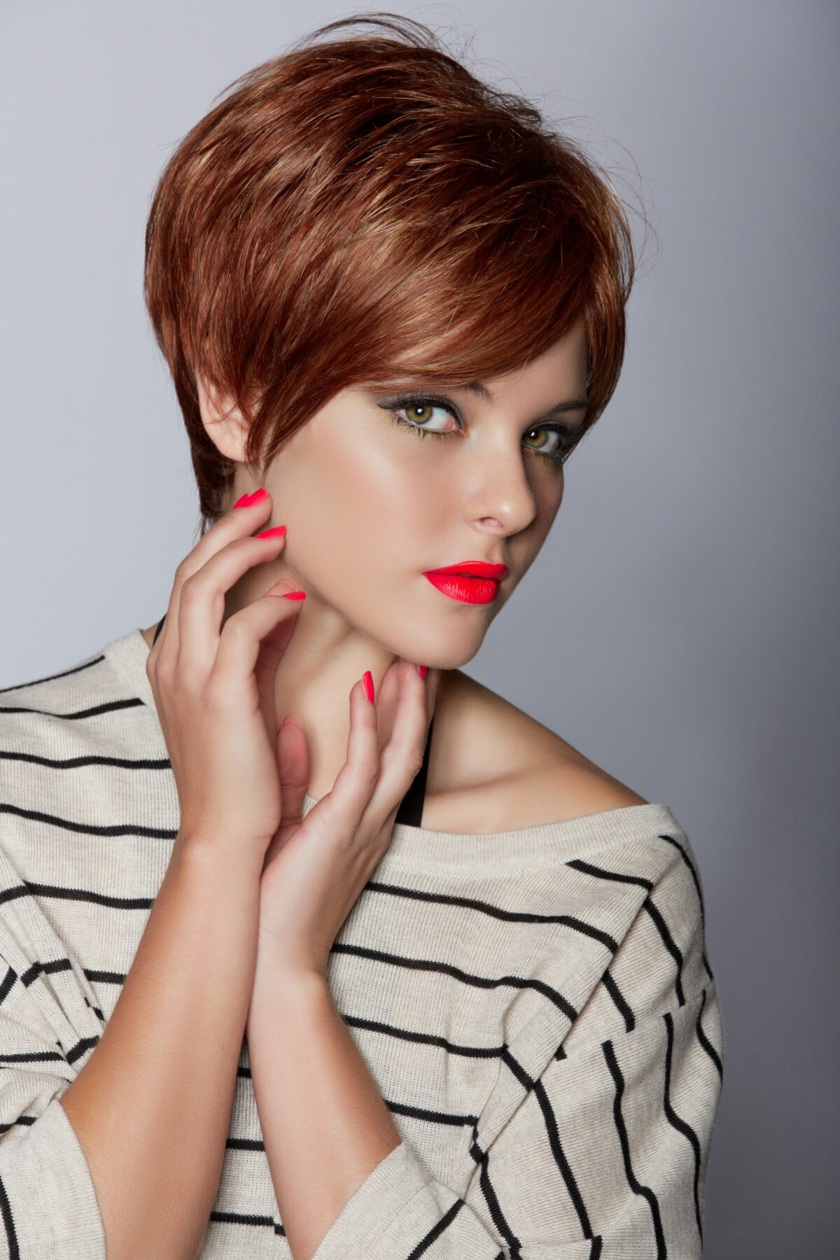 Foto: Cabelo pixie com franja lateral bem alinhado - Purepeople