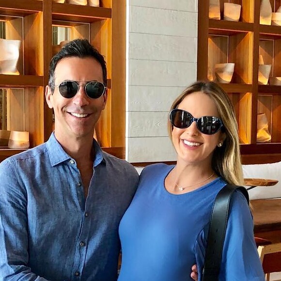 César Tralli se declarou para a mulher, Ticiane Pinheiro, pelo Dia dos Namorados: 'Presente da vida. Obrigado por existir'