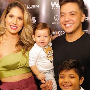 Família de Wesley Safadão prestigia o cantor em show neste sábado, dia 06 de julho de 2019