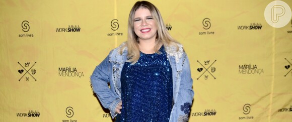 Grávida, Marília Mendonça faz novo show em festa julina