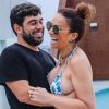 Solange Almeida fez pedido ao comemorar dois anos de casamento com o empresário Leandro Andriani: 'Que a paciência, o amor, o perdão e o respeito sejam nossos companheiros pra todo o sempre'