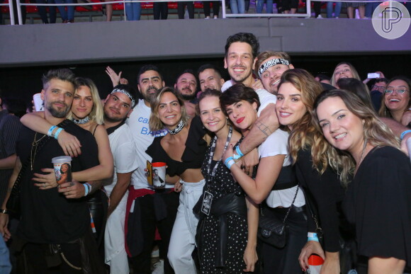 Famosos assistem ao segundo dia de show de Sandy e Júnior na turnê 'Nossa História', no Jeunesse Arena, na Barra da Tijuca, no Rio de Janeiro, neste sábado, 03 de agosto de 2019