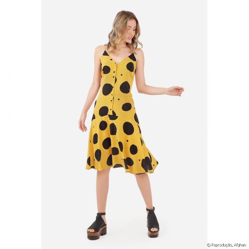 vestido amarelo comprar