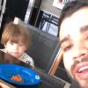 Gusttavo Lima postou vídeo fofo com filho Gabriel na web nesta quarta-feira, 7 de agosto de 2019