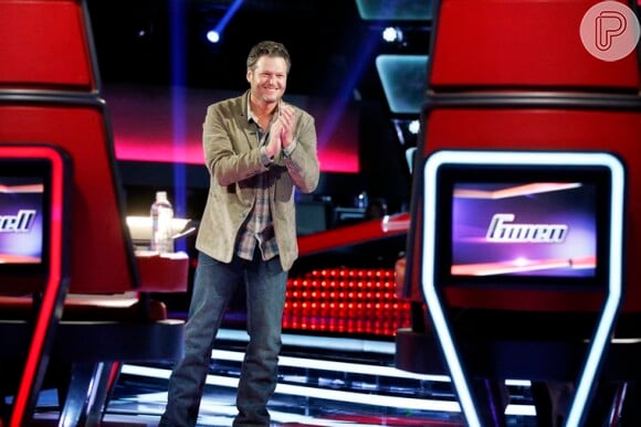 Blake Shelton também está no 'The Voice USA' desde a primeira temporada