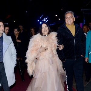 Cleaposta em vestido rosa chá para o Festival de Cinema de Gramado neste domingo, dia 18 de agosto de 2019