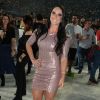 Graciele Lacerda, mulher de Zezé Di Camargo, também conferiu de perto o espetáculo, que vai virar especial de fim de ano da TV Globo