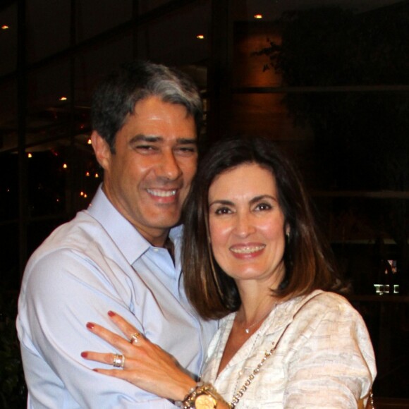 Fátima Bernardes garantiu ao jornal 'Diário de Pernambuco' que ela e William Bonner continuam amigos