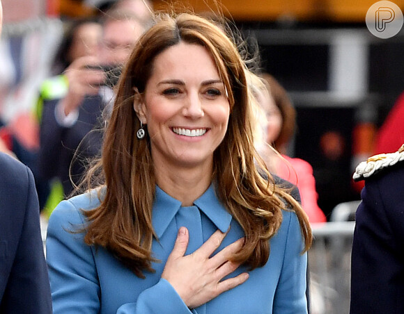 Kate Middleton apostou em uma make discreta e iluminada para o evento na Inglaterra