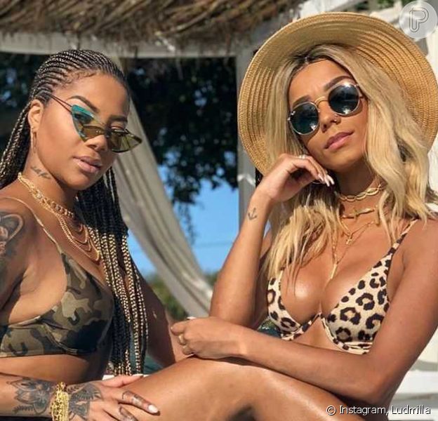 Namorada de Ludmilla chora com declara&ccedil;&atilde;o e surpreende cantora na TV. Veja!  - Purepeople