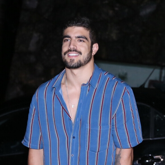 Caio Castro enviou mensagem para Grazi Massafera durante gravação do 'Altas Horas', no ar neste sábado, 26 de outubro de 2019: 'Beijo muito especial'