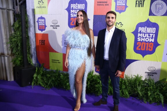 Ivete Sangalo levou o marido, Daniel Cady, para o Prêmio Multishow