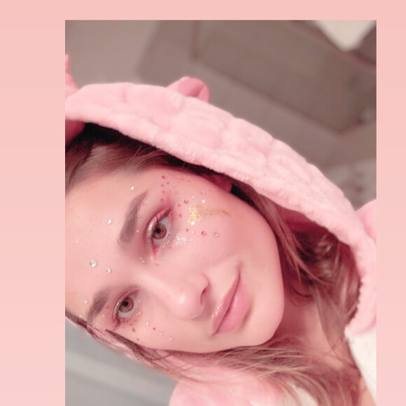 Sasha Meneghel postou uma selfie fantasiada de unicórnio