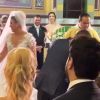 Casamento de Zé Neto e Natália Toscano foi celebrado em igreja de São José do Rio Preto, no interior de São Paulo, nesta terça-feira, 5 de novembro de 2019