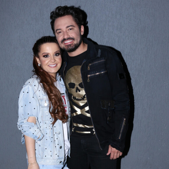 Maiara e Fernando Zor curtiram gravação do novo DVD de Loubet