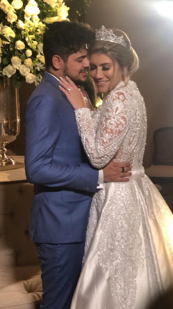 Cristiano e Paula Vaccari se casaram em janeiro de 2019