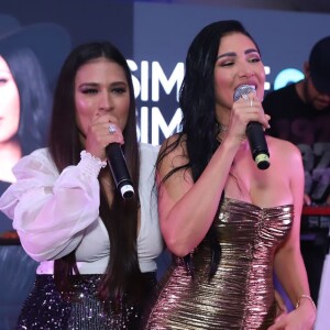 Simone e Simaria, Luísa Sonza, Vitão e outros famosos na festa da gravadora Universal Music, realizada no hotel Nacional em São Conrado, zona sul do Rio de Janeiro, na noite desta segunda-feira, 09 de dezembro de 2019