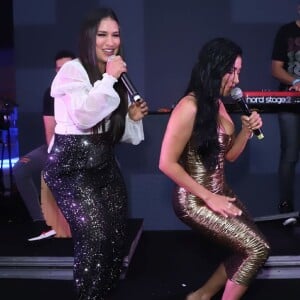 Simone e Simaria, Luísa Sonza, Vitão e outros famosos na festa da gravadora Universal Music, realizada no hotel Nacional em São Conrado, zona sul do Rio de Janeiro, na noite desta segunda-feira, 09 de dezembro de 2019