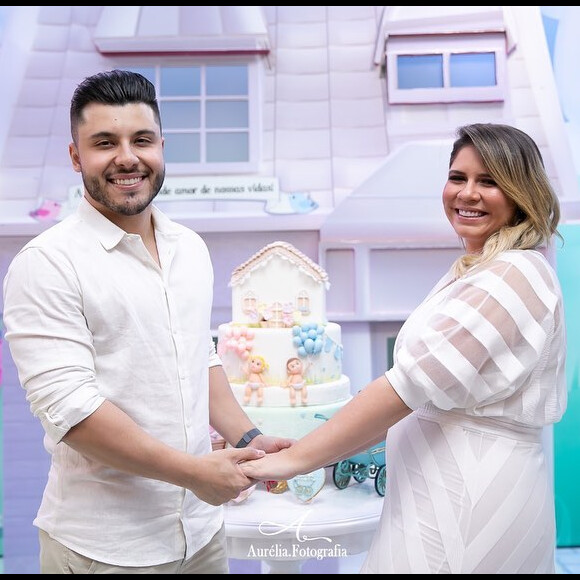 Marília Mendonça e Murilo Huff são pais de Léo, que nasceu nesta segunda-feira, 16 de dezembro