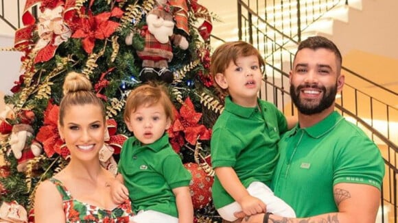 Gusttavo Lima celebra Natal em família e decoração impressiona - Quem