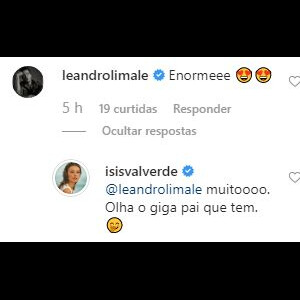 Isis Valverde explica altura do filho, Rael