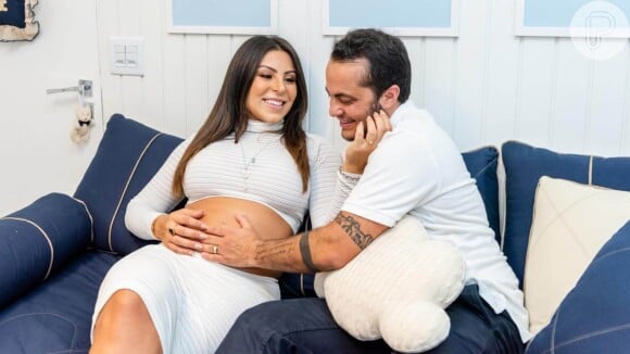 Mulher de Thammy Miranda, Andressa Ferreira mostra mudança do corpo após gravidez do 1º filho nesta terça-feira, dia 14 de janeiro de 2020
