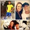 Ticiane Pinheiro entrevista Neymar e publica fotomontagem com o jogador em seu Instagram