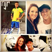 Ticiane Pinheiro entrevista Neymar e publica fotomontagem com o craque