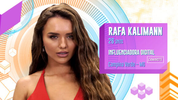 A influenciadora Rafa Kalliman estará 'Big Brother Brasil 20'