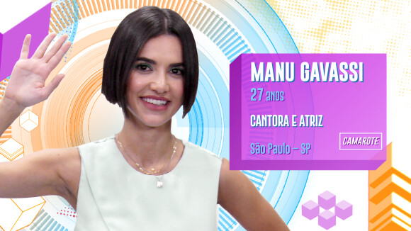 A cantora e atriz Manu Gavassi estará 'Big Brother Brasil 20'