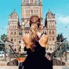 Grazi Massafera exibe ponto turístico em viagem à India