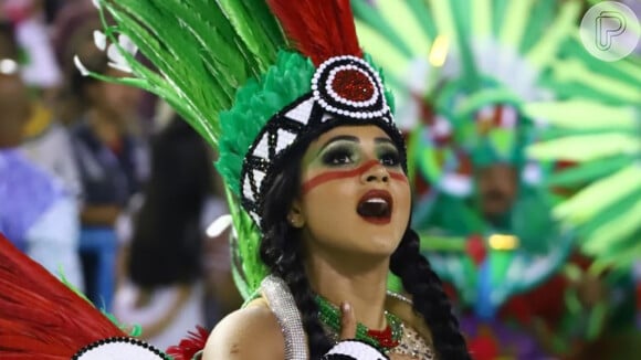Mileide Mihaile encarou dieta de 30 dias para estrear no carnaval do Rio como musa da Grande Rio, nesta segunda-feira, 24 de fevereiro de 2020: 'Dieta bem voltada para a preparação física e tonificação da musculatura'