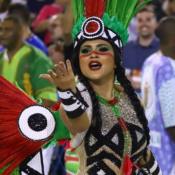 Mileide Mihaile também teve aula de samba para estrear na Sapucaí: 'Para o músculo entender que o samba é totalmente diferente de uma dança normal'