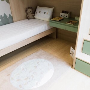 Quarto do filho mais velho de Felipe Simas traz uma proposta moderna com o tema Safári